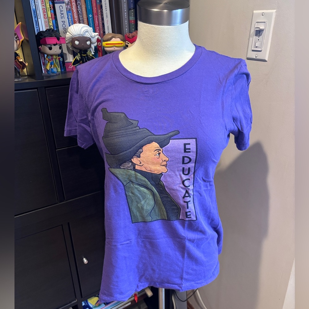 Next Level Purple T-Shirt McGonnagall Harry Potter